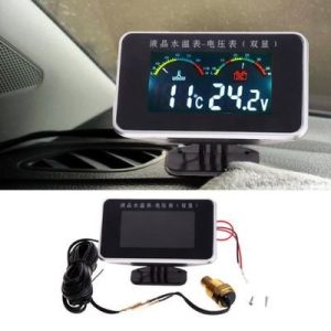 Compteur de température et de tension d’eau LCD