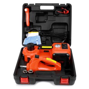 Kit Complet Cric Électrique + Clé à Choc + Gonfleur 12V